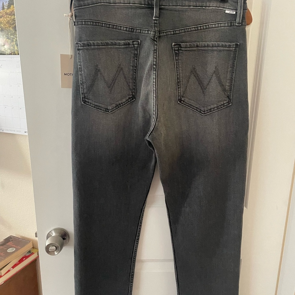 MOTHER Women's Black   Tomcat Jeans  color Wanted NWT